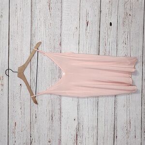 Free People Blush Pink V-Neck Tank Top